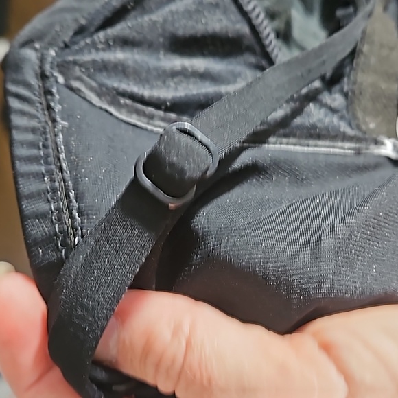 Lands' End , Black, one piece swimsuit, adjustable straps, size 14 - Picture 5 of 9